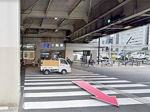 TCB東京中央美容外科 西梅田院への行き方1